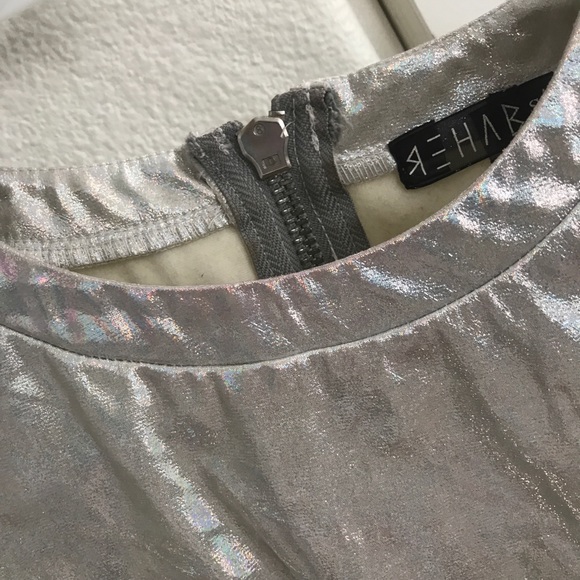 Holographic Rehab Crop Top - Picture 4 of 8